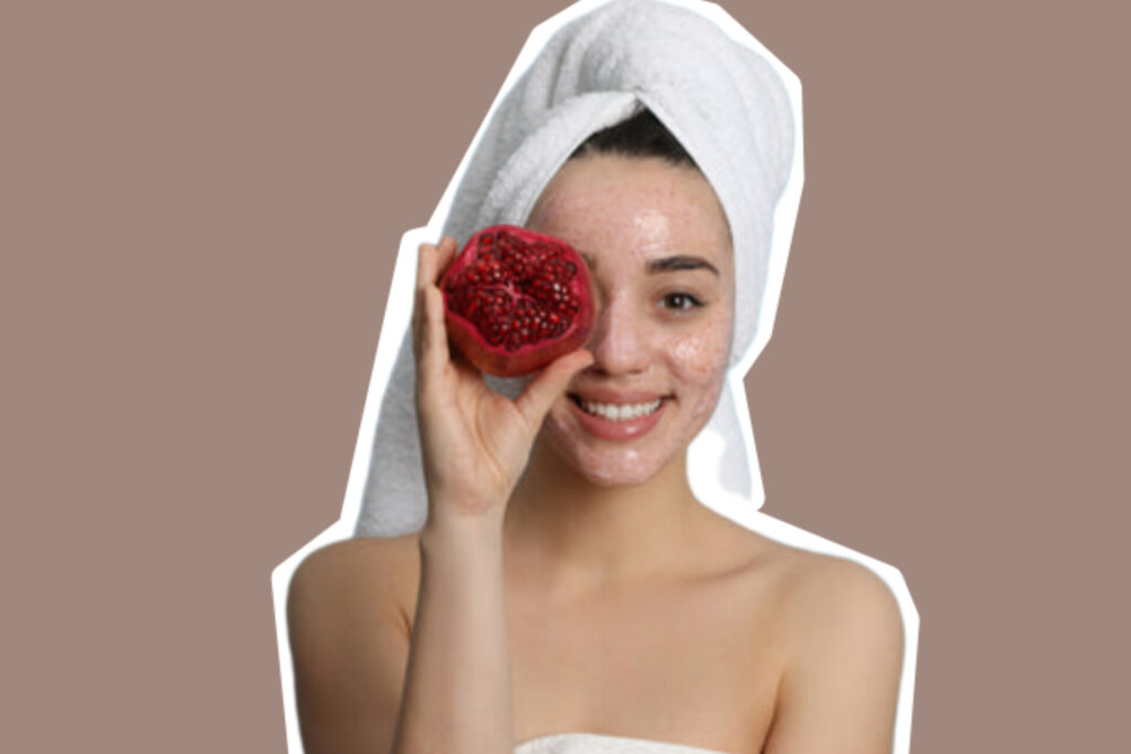 Skin Care with pomegranate peels