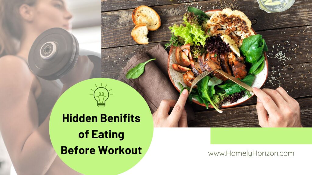 why should you eat before a workout session?