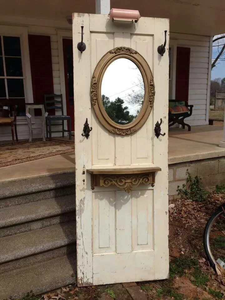 mirror frames with old doors