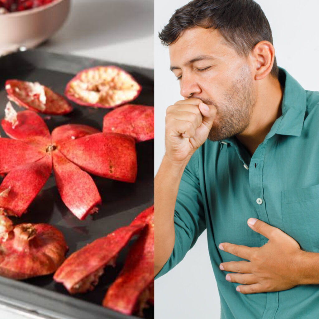 Pomegranate peels for cough and cold